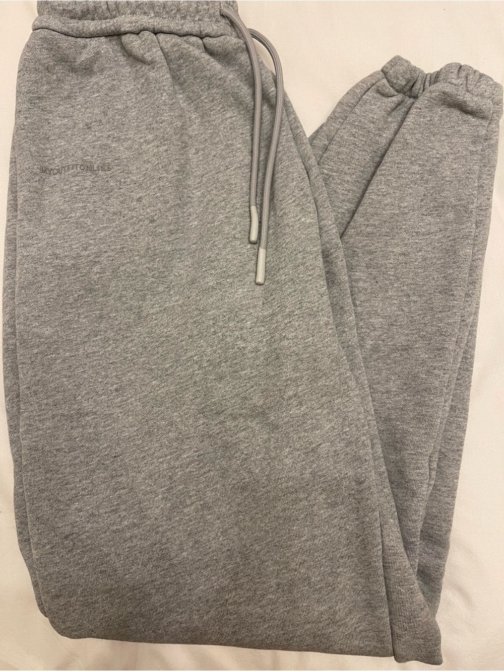 My outfit online grey joggers